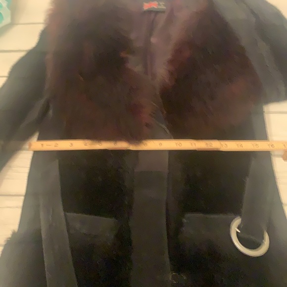 Lilli Ann 1960’s Vintage Faux Fur & Suede Coat - Picture 5 of 9